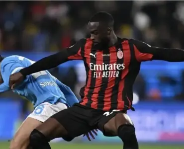 Tomori Shines at Right Center Back for Milan