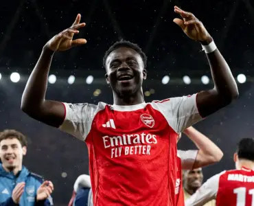 Saka Fires Arsenal Toward European Dream